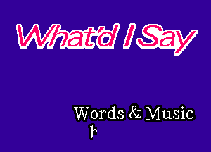 iWay

Words 8L Music
F