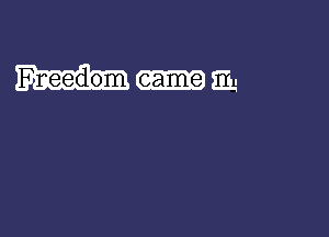 Freedom Game m4