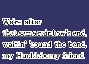 m Huckleberry