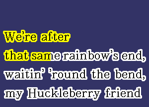 m Huckleberry