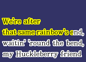 m Huckleberry