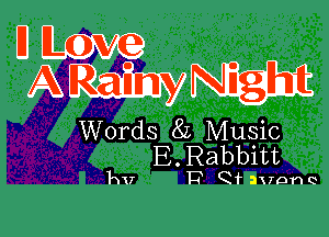 um
Ammgm

Words 8L Music
E. Rabbitt

hv P Qf avonc