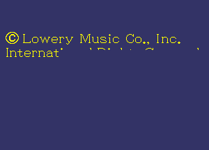 GDLowery Music Co., Inc.
Internet