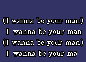 (I wanna be your man)

I wanna be your man

(I wanna be your man)

I wanna be your ma l