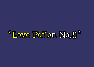 love Potion No.9,