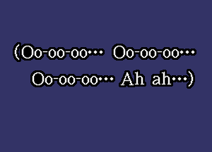 (00-00-00... 00-00-00.

Oo-oo oom Ah ah-u)