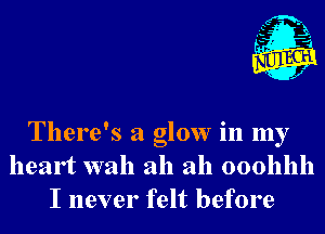fgg
- 1
- 1

There's a glow in my
heart wah 2111 2111 000111111
I never felt before