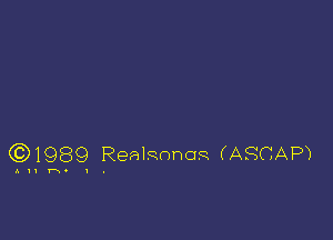 (Q1989 Realgmnoa (ASCAP)