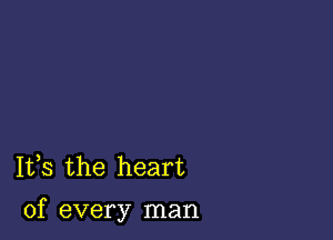 1133 the heart

of every man