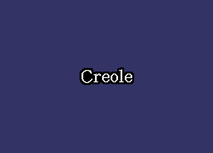 Creole