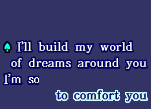 9 F11 build my world
of dreams around you
Fm so

69mm