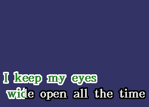 11 my ems
mle open all the time