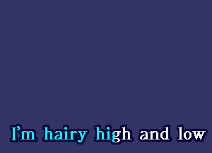 Fm hairy high and low