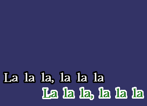 La 1a 1a, 1a 1a 1a

miamimma