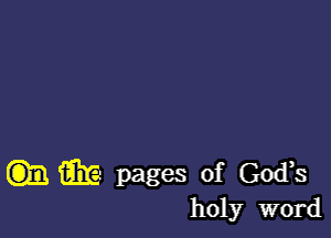 C3313 w pages of God,s
holy word