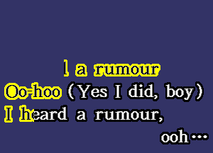 1531--

(Yes I did, 1305')
EBIeard a rumour,

ooh ...