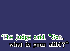 T1316) 9,3013

what is your alibi?)