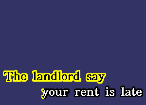 m1? landlord egg

your rent is late