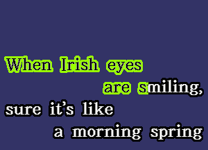 WWW

Smiling,
sure ifs like
a morning spring