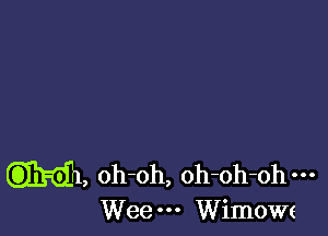 w, 011-011, Oh-oh-ohm
Weem Wimows