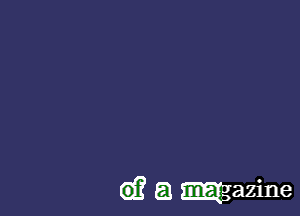 d? a imgazine