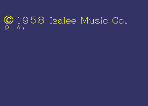 958 Isalee Music Co-