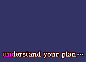 understand your plan