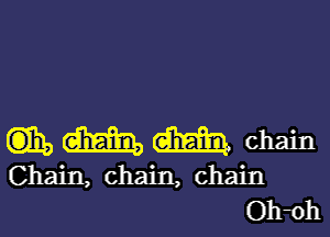 mmmchm

Chain, chain, chain
Oboh