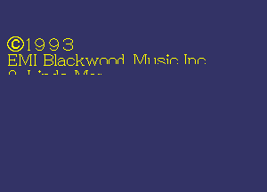 (31 9 9 3
EMI Blackwnmd Mimic Inn

.- .1- x