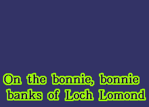 bonnie
m