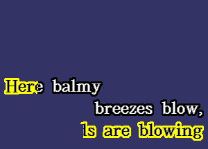 mbalmy

breezes blow,

19m