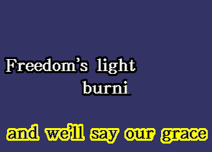 Freedonfs light
burni

WWW