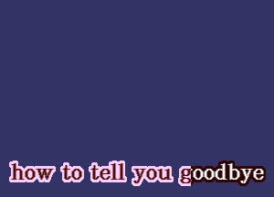wwwmgoodbye