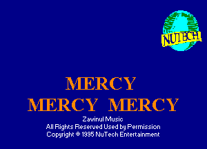 NIERC Y
NIERC Y NIERC Y

Zawlnul Musuc
All nghts Resewed Used by PwmusSson
Copyright '9 1335 NuTech Enmrammenl