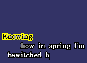 how in spring Fm
bewitched b1