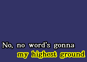 No, no wordh gonna

mg 333315333 ground