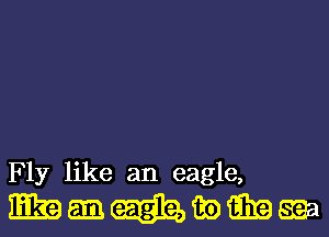 Fly like an eagle,
E39 am as) 9319 aaa