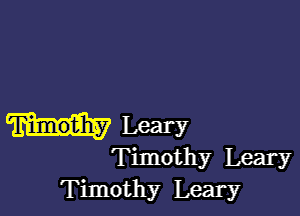 Leary
Timothy Leary
Timothy Leary