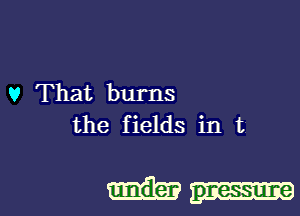 v That burns
the fields in t

mam