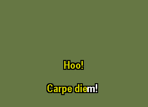 Hoo!

Carpe diem!