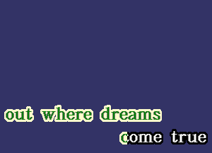 m where dreams
Gnome true