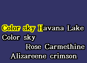 WE SE7 mavana Lake

Color sky
Rose Carmethine
Alizareene crimson