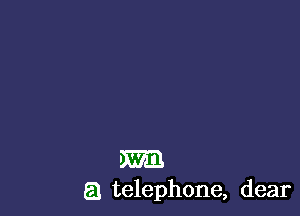 m
6.1 telephone, dear