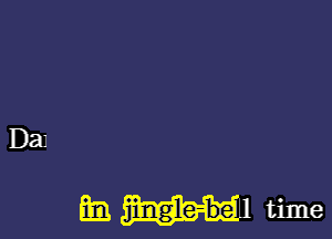 EB jingle-be time