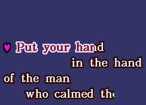 mmmma

in the hand
of the man
who calmed th-