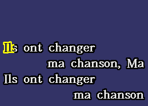 ms ont changer

Ina chanson, Ma
lls ont changer
ma chanson