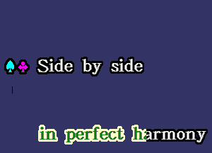 9 Side by side

E Ehrmony