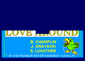 B. CHAMPLIN
J. GRAYDON
S. LUKATHER 5
(91996 PIONEER ENTERTAINMENT (USA) L.P.