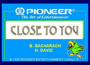 ELBAOHARAOH x F
ELDAVID

01895 PIONEER ENTERTAINMENT