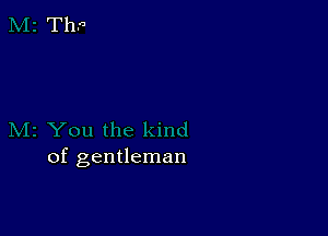 of gentleman